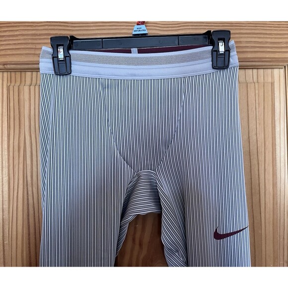 Nike Pro Elite Official Racing Tights Gray Made in USA Men's Sz Small DA2908-073 - Picture 2 of 10